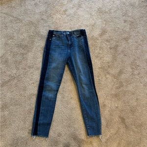 Gap 4/27 True Skinny  w/ Dark Blue Jean Tuxedo stripe